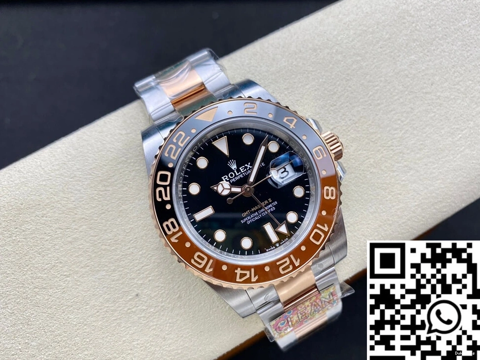 Clean Rose II Rolex M126711chnr-0002 Master GMT Factory Gold 1026
